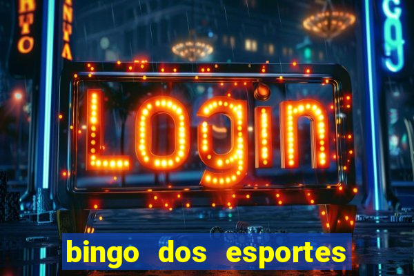 bingo dos esportes para imprimir